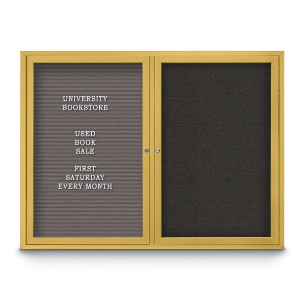 Corkboard, Cobalt/Black, 42" x 32"